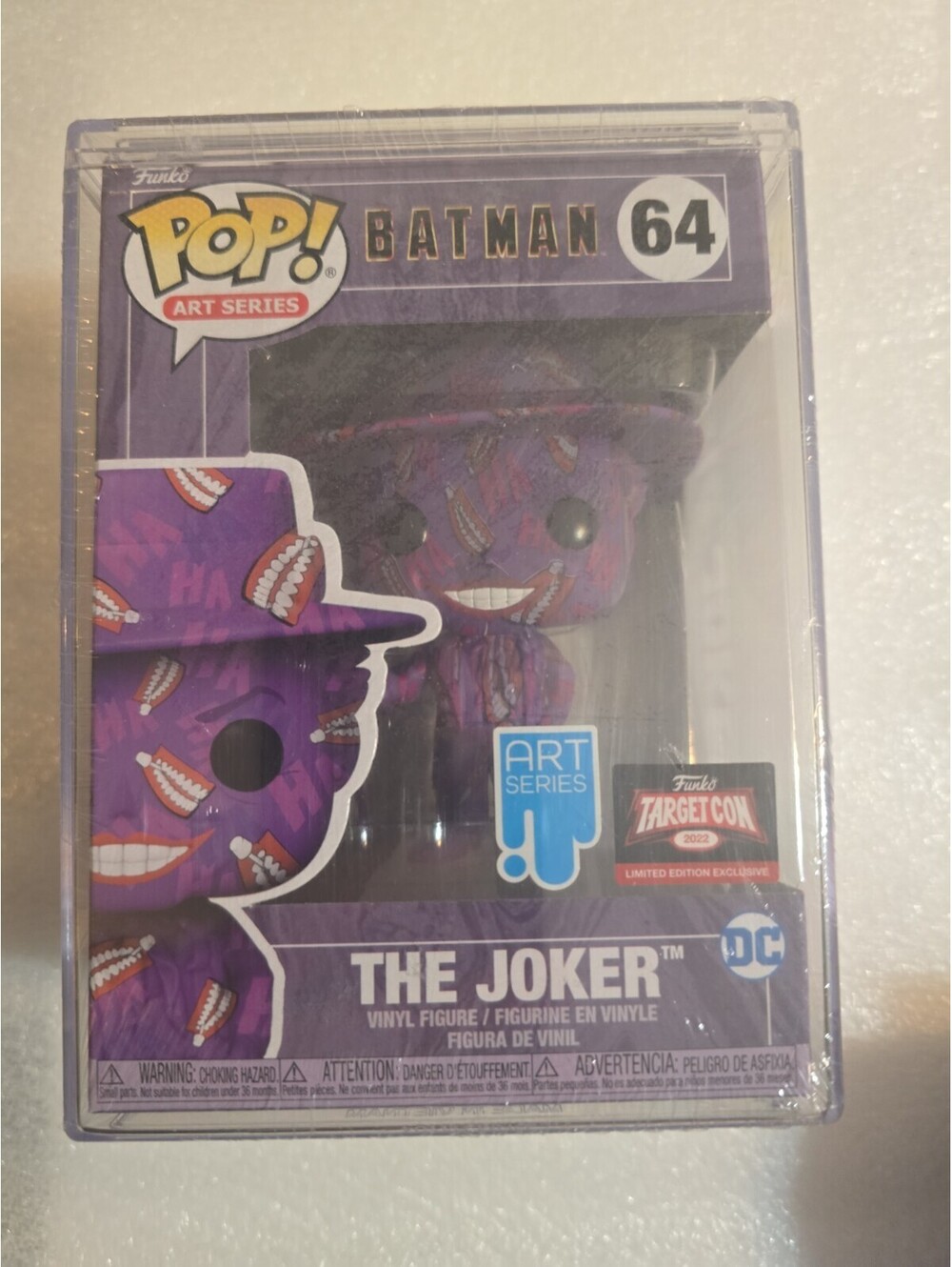 Funko Pop!:Batman The Joker Art Series 64 Target Con Exclusive Sealed Vaulted